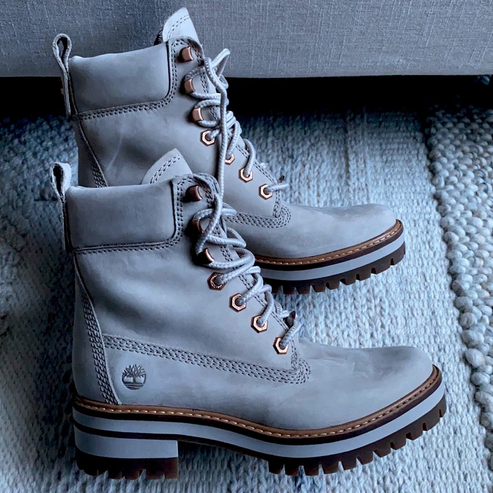 Pure Cashmere Flint Gray Timberland Boots 🪨🤘🏽